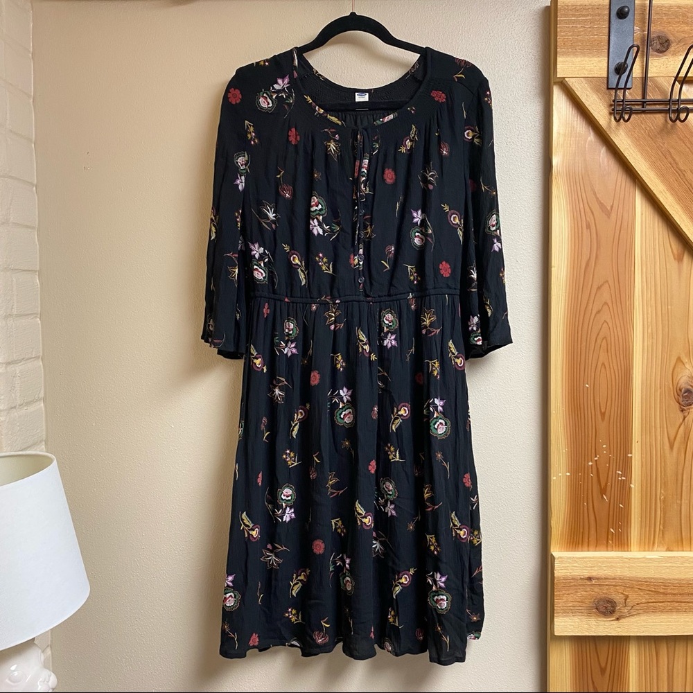 Old Navy Floral Midi Dress